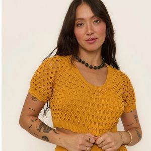 Brand New with Tags Callahan Knitwear Maritza Crop Top!